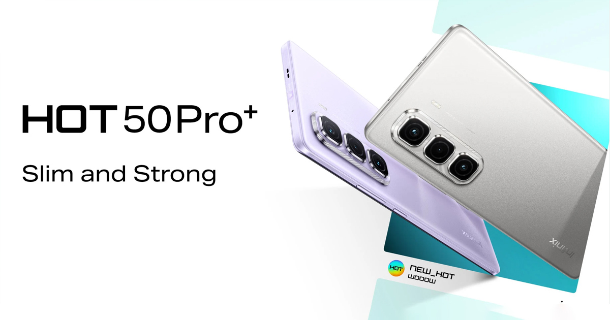 Infinix Hot 50 Pro Plus 4G X6880 - 256GB Storage, 8GB RAM, Helio G100, 50MP Camera